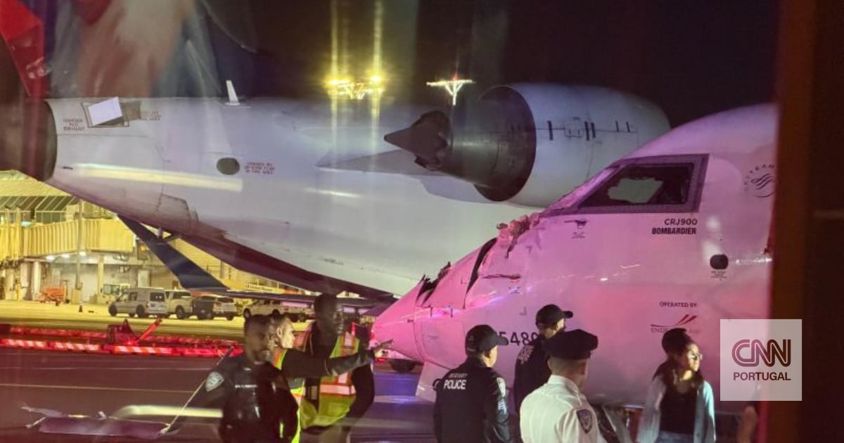 "A asa direita deles atingiu o nosso nariz e os vidros do cockpit". Dois aviões colidem no aeroporto de Nova Iorque