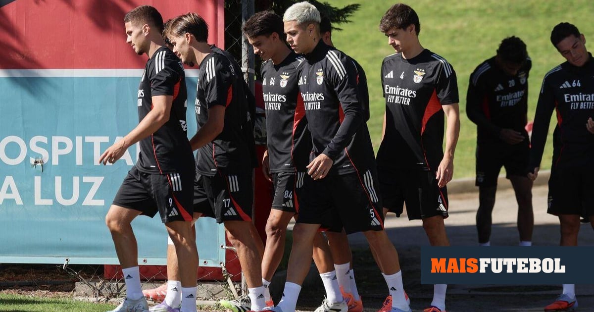 Virose no Benfica: todos os jogadores podem estar no treino de sábado