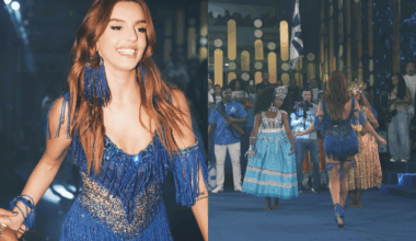 Giovanna Lancellotti é criticada por apresentação sobre ancestralidade na Beija-Flor