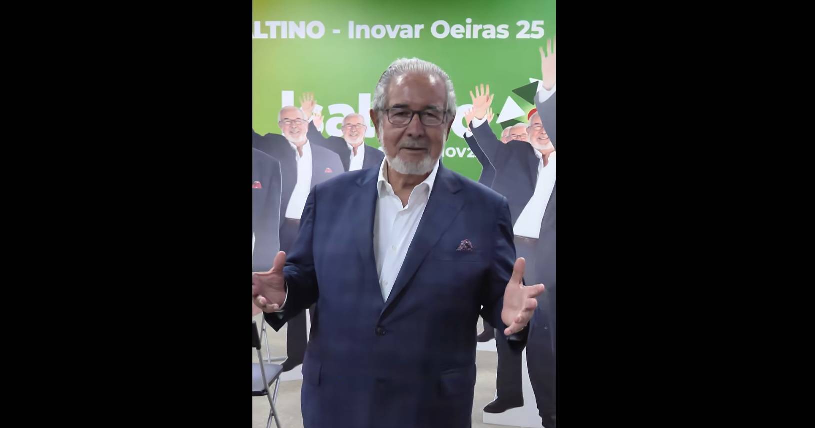 Há vários Isaltinos espalhados pelo concelho de Oeiras, sabe porquê? O próprio explica