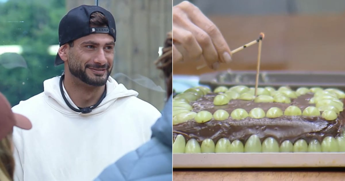 Nizam ganha bolo de aniversário e dá os primeiros pedaços para Gui Boury e Martina Sanzi: ‘Amizade inesperada’ – Record