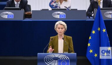 "Algo novo e perigoso está a acontecer": von der Leyen diz que "é hora de chamar as coisas pelo nome: guerra híbrida"