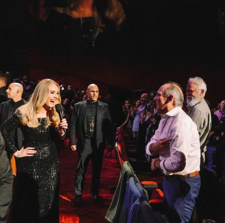 'Weekends with Adele', em Las Vegas — Foto: Reprodução