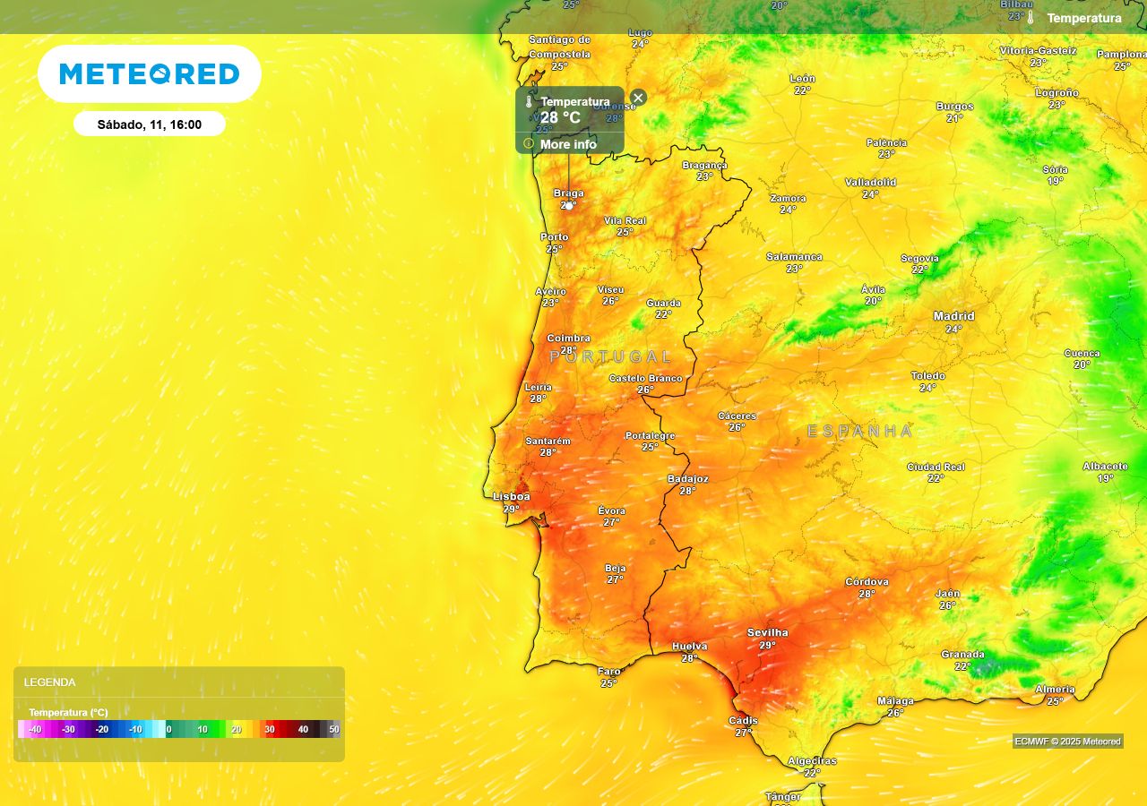 Temperaturas aumentam e chuva pode regressar a Portugal entre os dias 9 e 13 de outubro: eis as zonas afetadas!