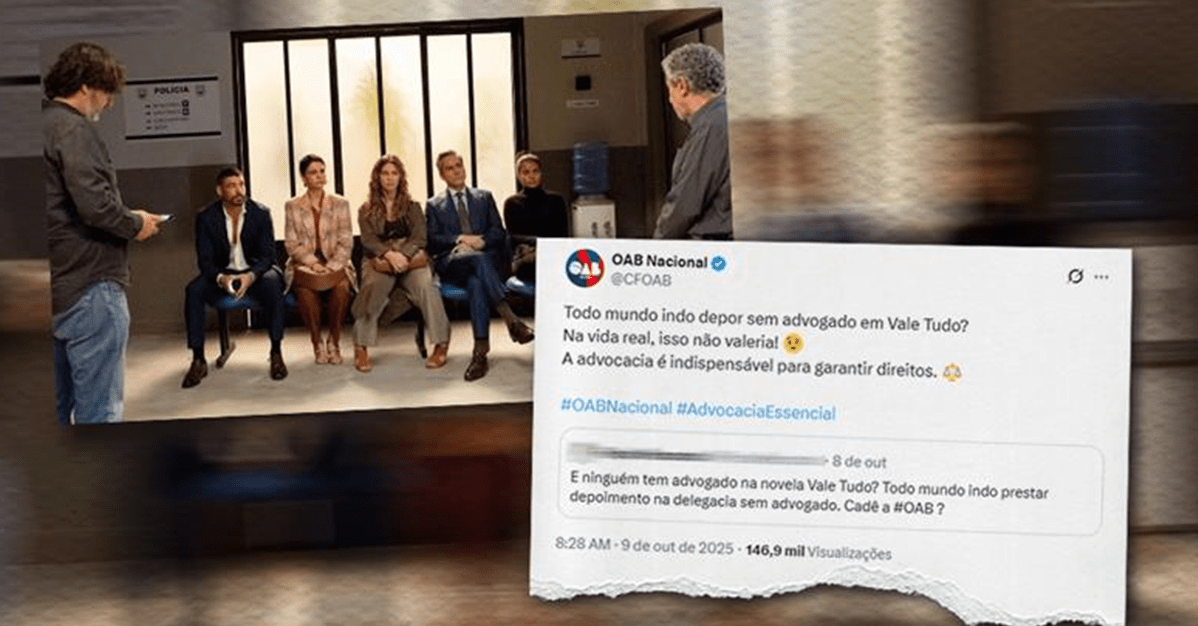 OAB responde cena de Vale Tudo: "Depoimento sem advogado não vale”