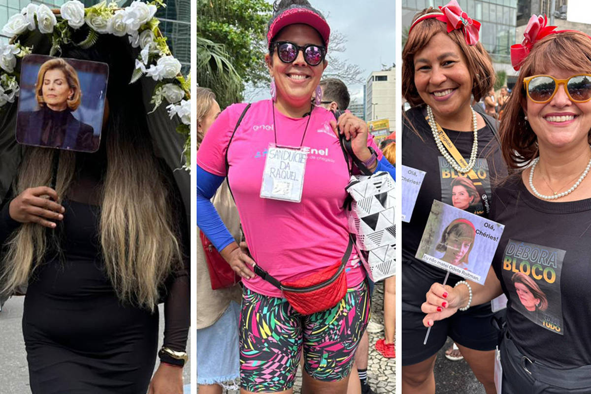 Debora Bloco: veja fantasias de fãs de 'Vale Tudo' no Rio - 11/10/2025 - Você viu?