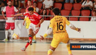 Futsal: Benfica vence dérbi e impõe primeira derrota ao Sporting
