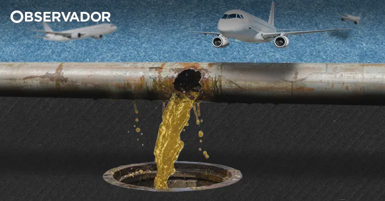 Aeroporto. Furo em pipeline espalha Jet A1 pelo saneamento – Observador