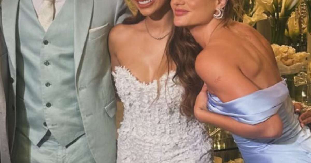 Bruna Griphao explica por que usou 'vestido horrível' no casamento de Lexa