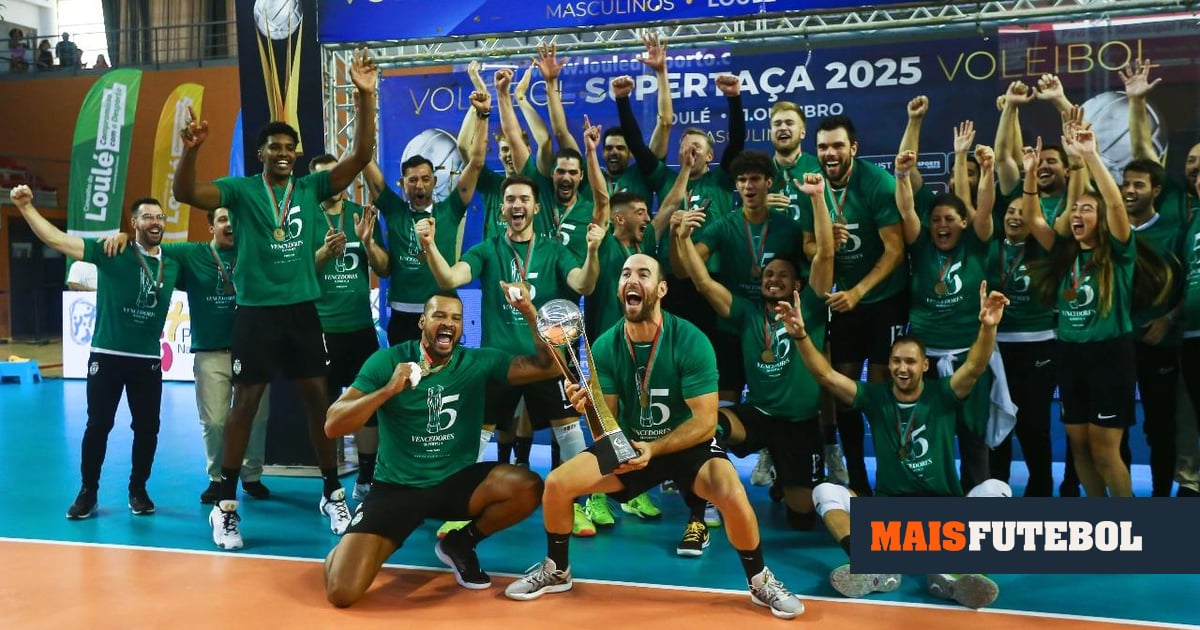 Sporting vence Benfica e conquista a Supertaça de voleibol