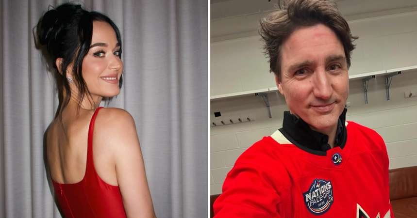 Katy Perry é flagrada aos beijos com Justin Trudeau
