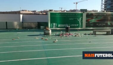 Húngaros surpreendidos com... lixo à volta do Estádio José Alvalade