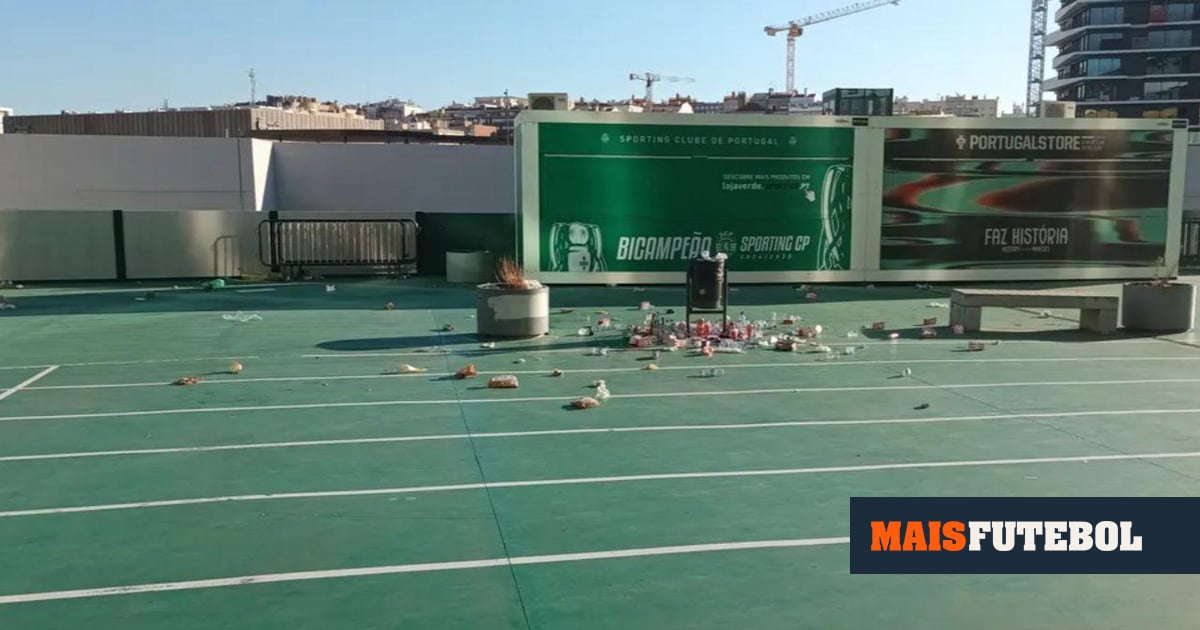 Húngaros surpreendidos com... lixo à volta do Estádio José Alvalade