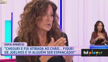 Sofia Aparício: «Fui atirada contra o chão e o rapaz ao meu lado foi espancado...» - TVI Player