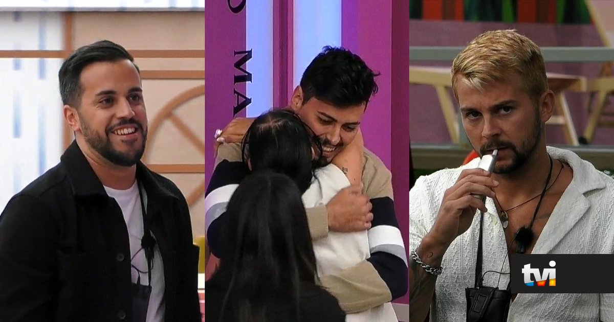 Nem todos gritaram de alegria! Estas são as imagens do regresso de Leandro após a 'desistência' - Secret Story