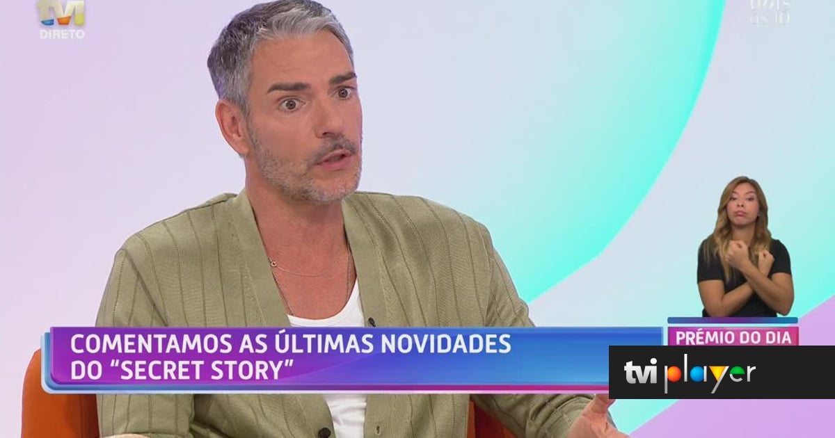 Cláudio Ramos revela quem gostava que vencesse o «Secret Story 9»: «Não me importava que ela fosse vencedora» - TVI Player
