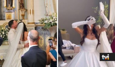 Vestido de princesa e cenário de luxo: Entre no casamento de sonho desta ex-concorrente - Secret Story