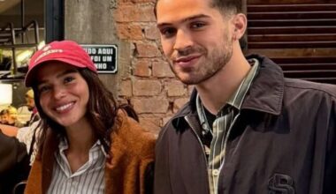 Bruna Marquezine e João Guilherme surgem juntos em foto compartilhada por chef de restaurante