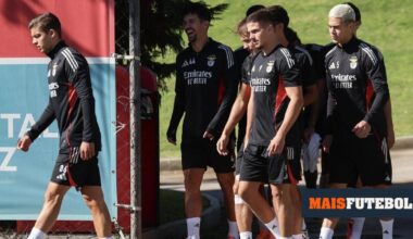 Benfica: Manu integrado e Bah no relvado, mas em treino individualizado