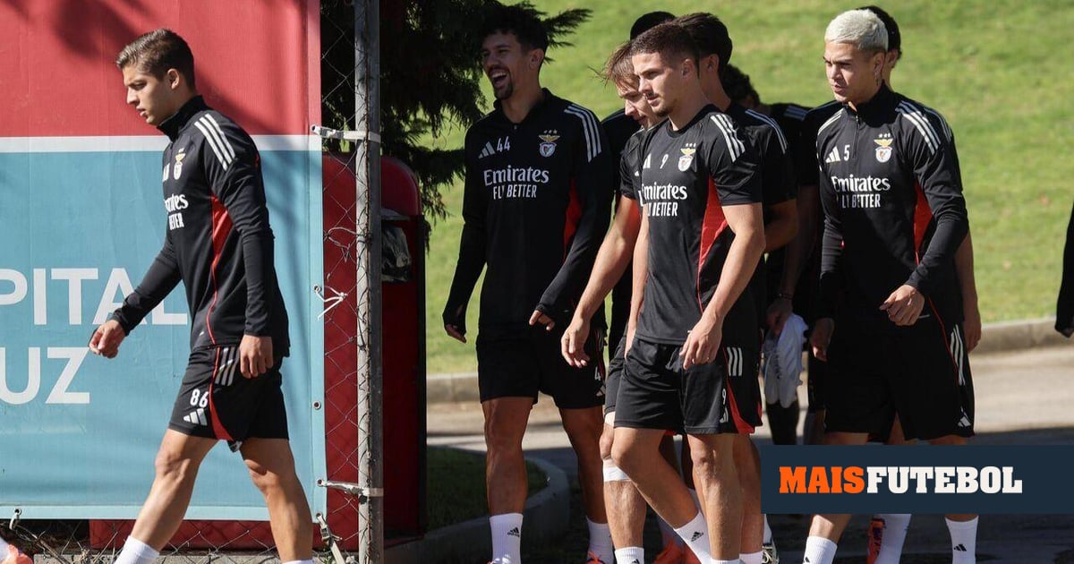 Benfica: Manu integrado e Bah no relvado, mas em treino individualizado