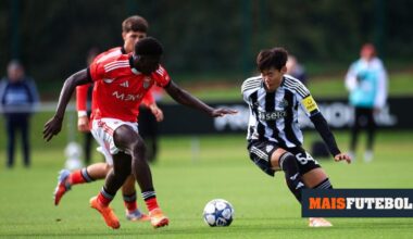 Youth League: juniores do Benfica dão o mote e goleiam Newcastle