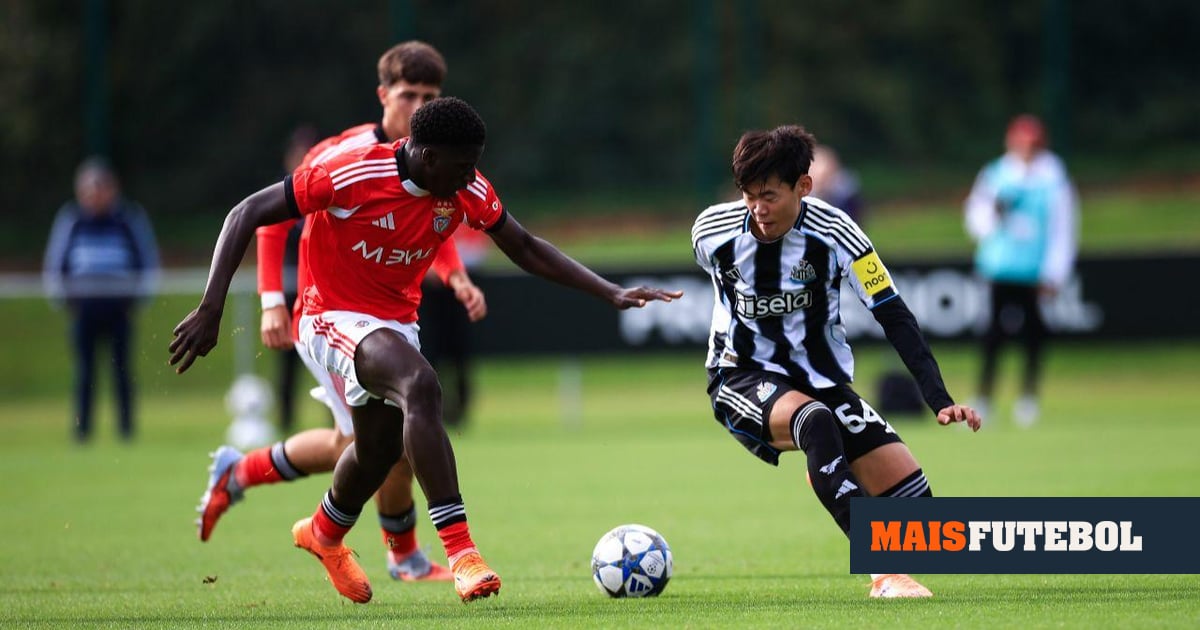 Youth League: juniores do Benfica dão o mote e goleiam Newcastle