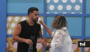 «Dá cá um beijo para me acalmar»: Marisa acalma Pedro Jorge em chamas - TVI