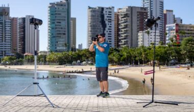“Correu, postou”: hábito estimula criação de estúdios fotográficos ao ar livre na Beira-Mar - Negócios