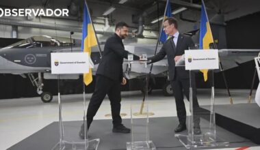 Zelensky assina acordo para comprar 150 caças Gripen suecos – Observador