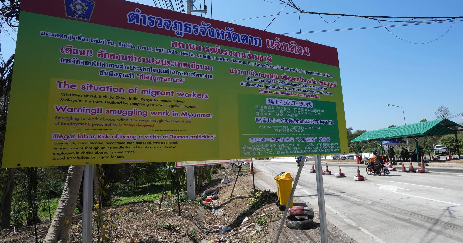 Quase 700 pessoas fogem de centro de fraude online de Myanmar para a Tailândia