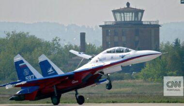 Caças espanhóis ativados: aeronaves militares russas entraram no espaço aéreo da Lituânia