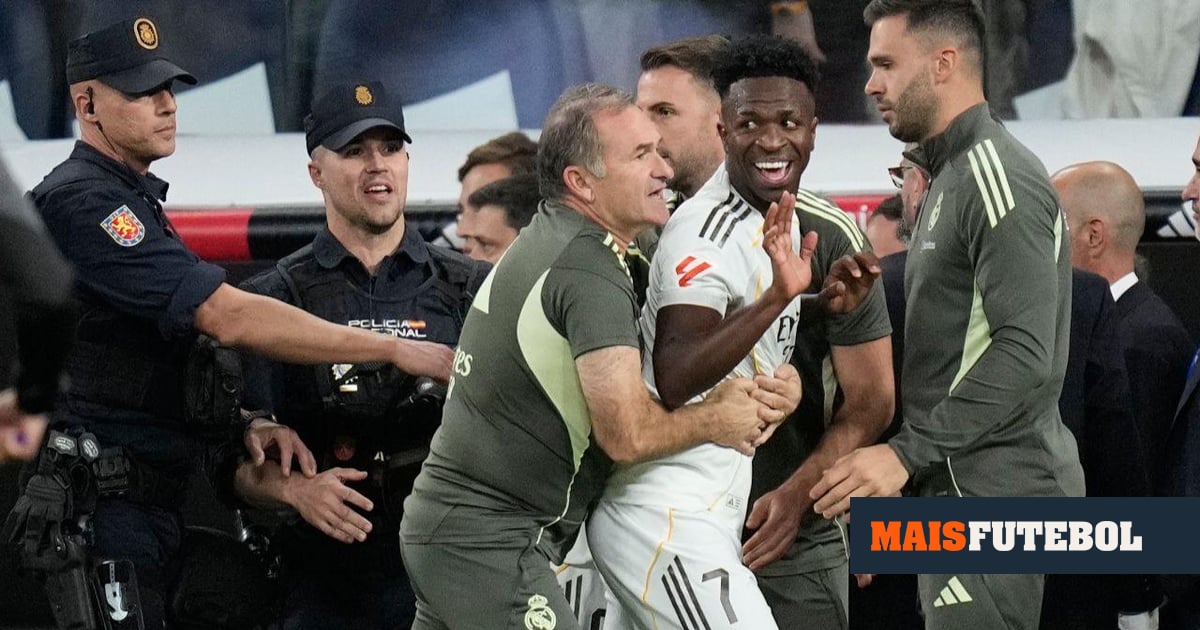 VÍDEOS: a «birra» feia de Vinicius e a provocação de Carvajal a Lamine Yamal