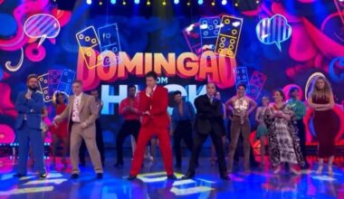 Luciano Huck cumpre desafio e dança hit do Dominó - 26/10/2025 - Celebridades