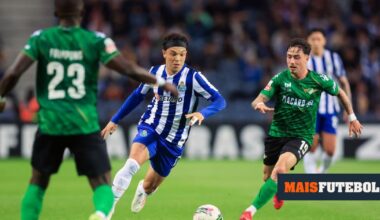 Moreirense-FC Porto: as equipas prováveis para o jogo que fecha a ronda