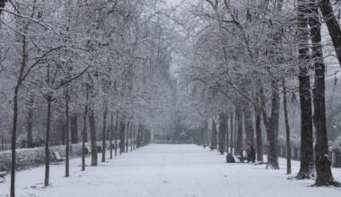 neve precoce, sem precedentes desde há décadas, inverno rigoroso à vista