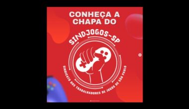 Sindicato dos Trabalhadores na Indústria de Jogos fará evento em 7 de dezembro
