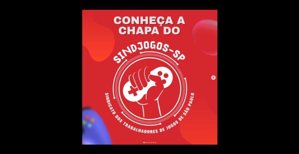 Sindicato dos Trabalhadores na Indústria de Jogos fará evento em 7 de dezembro