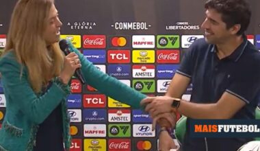 Leila Pereira interrompe conferência de Abel Ferreira: «Não aguentei...»