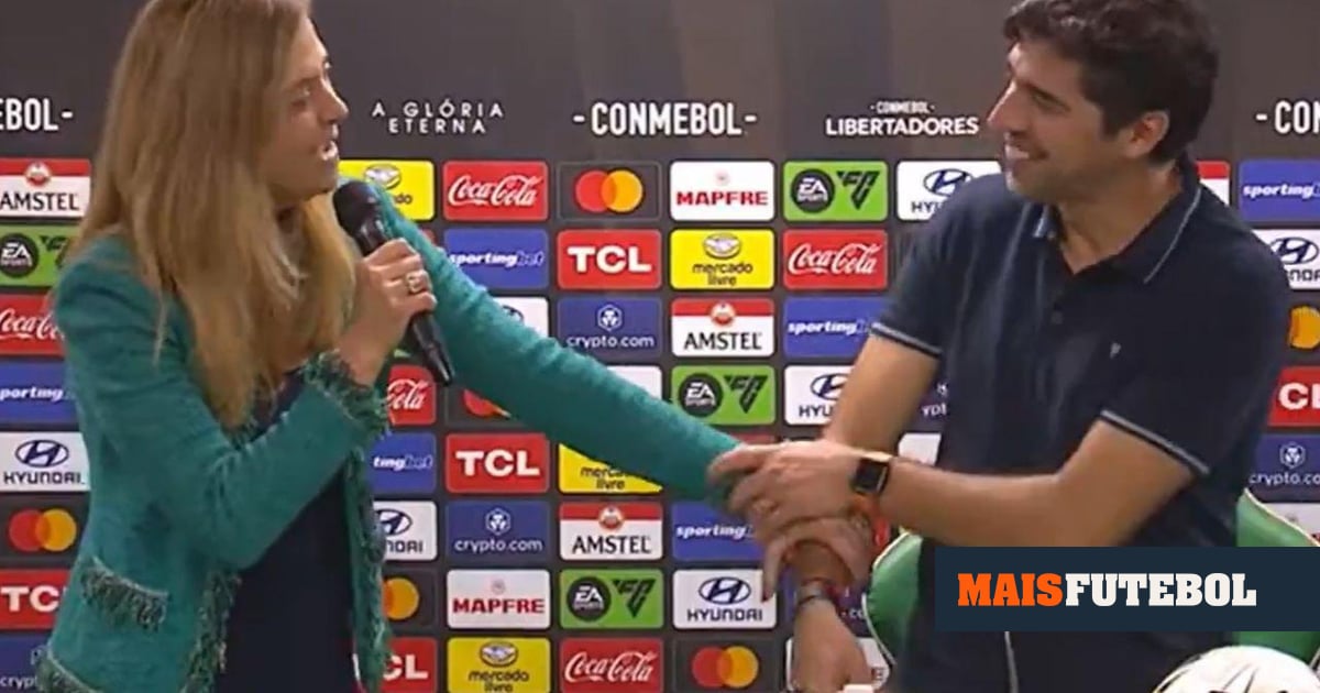 Leila Pereira interrompe conferência de Abel Ferreira: «Não aguentei...»