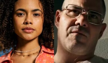 Joélly fica frente a frente com o pai pela primeira vez