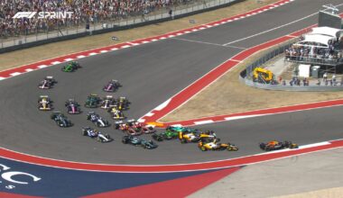 Caos na primeira curva da Sprint: os dois McLaren fora (vídeo)!