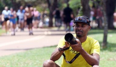 Raílson Ribeiro diz que se encontrou no mundo das fotografias de corridas -  (crédito: Fotos: Ed Alves CB/DA Press)