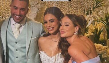 Bruna Griphao no casamento da cantora Lexa -  (crédito: Reprodução/Instagram/@brunagriphao)