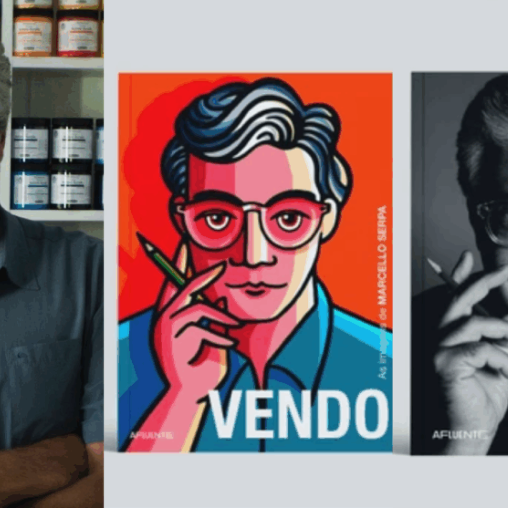 Marcello Serpa retorna ao Brasil e lança dois livros sobre sua trajetória