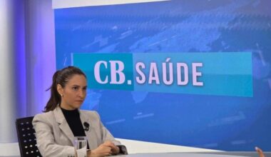 2025. Cidades. CB. Saúde.Luciana Barbosa, Coordenadora do serviço de neurologia do Hospital Sírio-Libanês em Brasília é a entrevistada do CB. Saúde. Na bancada Sibele Negromonte e Mariana  Niederauer. -  (crédito:  Andrea Nalini/CB/D.A Press)