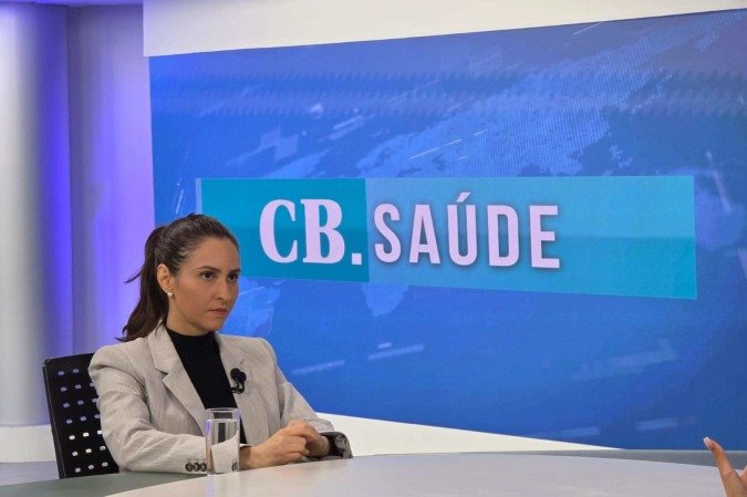 2025. Cidades. CB. Saúde.Luciana Barbosa, Coordenadora do serviço de neurologia do Hospital Sírio-Libanês em Brasília é a entrevistada do CB. Saúde. Na bancada Sibele Negromonte e Mariana  Niederauer. -  (crédito:  Andrea Nalini/CB/D.A Press)