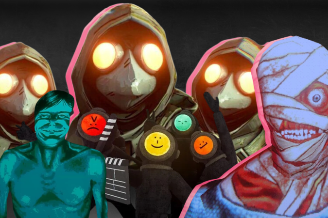 Personagens de jogos de terror reunidos em uma imagem -  (crédito: Khalil Santos)