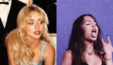 As cantoras Sabrina Carpenter, à esquerda; e Olivia Rodrigo, à direita  -  (crédito: Redes Sociais/@sabrinacarpenter/@oliviarodrigo)