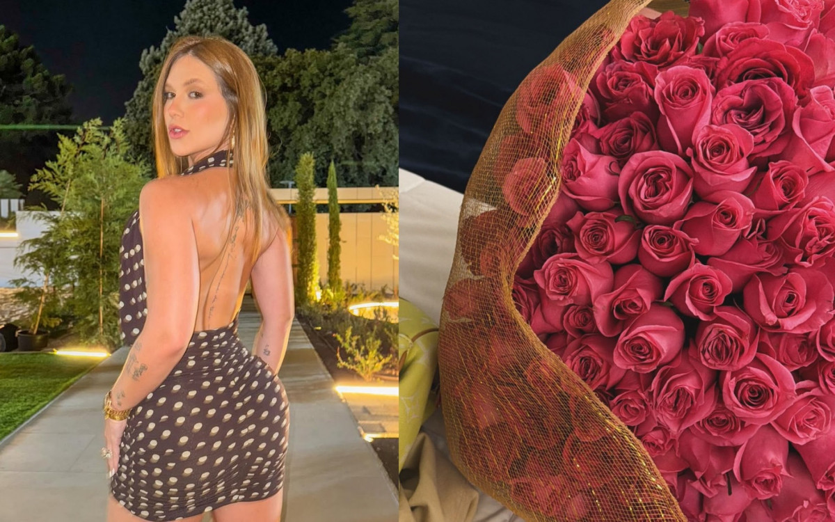 Virginia Fonseca ganha buquê de flores em meio a polêmica com Vini Jr | Celebridades