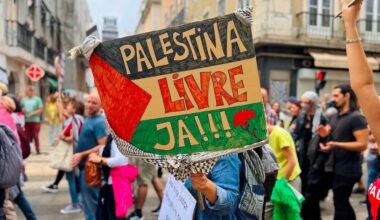 Marcha pela Palestina junta mais de mil pessoas em Lisboa
